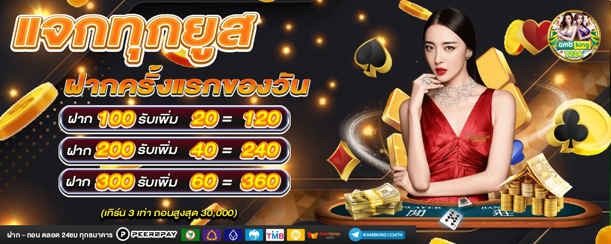 เว็บเอเย่นต์ - แบนเนอร์โปรโมชั่น