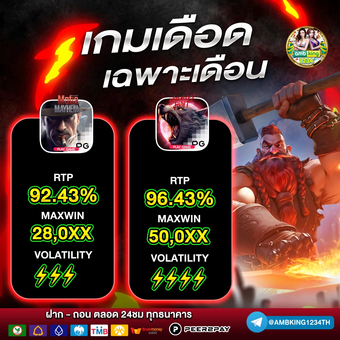 เว็บตรงลิขสิทธิ์แท้ - แบนเนอร์โปรโมชั่น
